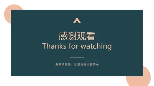简约电商服饰品牌产品介绍