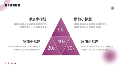 紫色简约欧美风大学生职业规划PPT模板