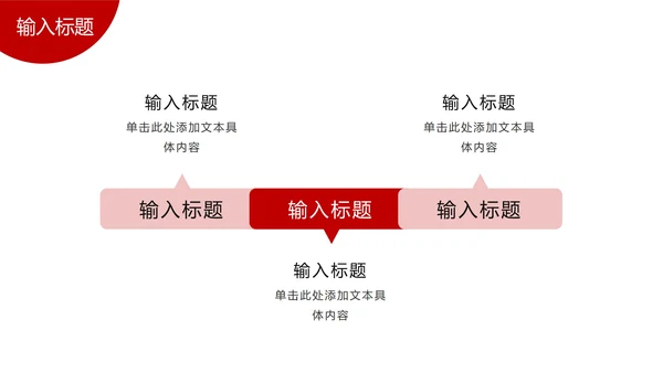 红色大气高级简约公司介绍PPT模板