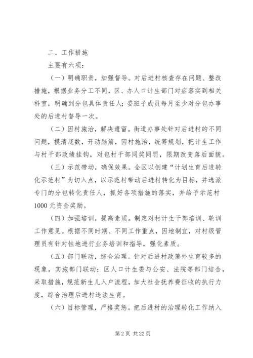 县直部门后进村治理转化情况汇报范文合集_1.docx