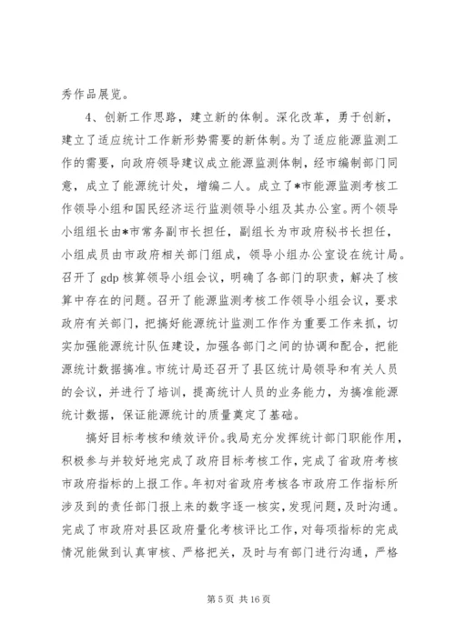 统计局工作总结及工作安排.docx