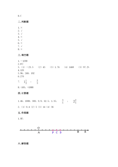 沪教版数学六年级下册期末检测试题【全优】.docx