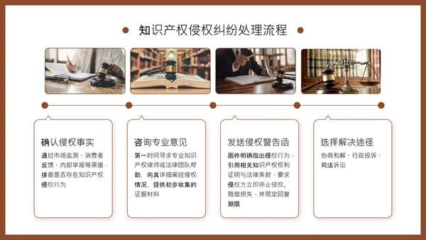 棕色商务风知识产权保护制度培训PPT