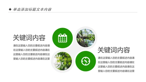 绿色生态森林湿地环境保护植树造林PPT模板