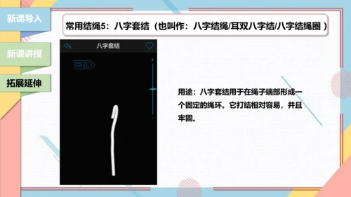 【北师大版】三年级《劳动实践指导手册》第10课《小小绳结用处大》课件