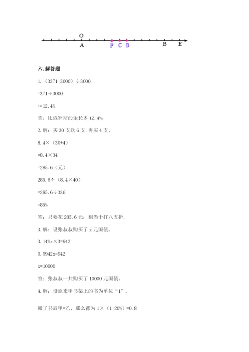 人教版六年级下册数学期末测试卷（满分必刷）.docx