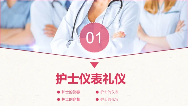 护士礼仪培训PPT模板护理知识培训学习
