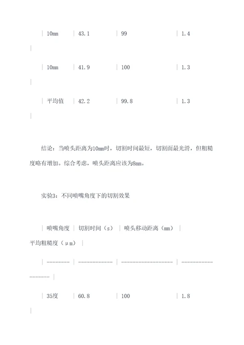 金工切割实验报告