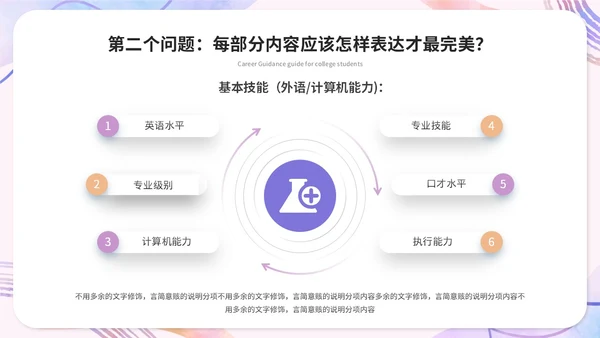 简约水彩风大学生毕业就业指导培训ppt模板