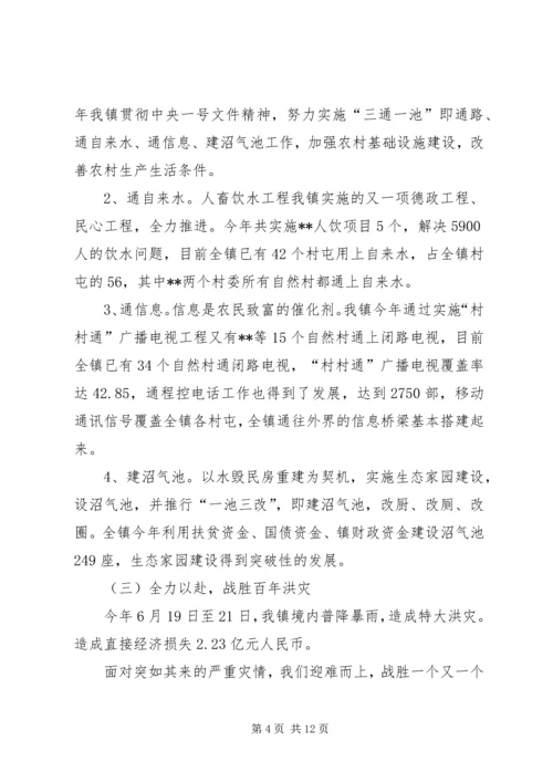 乡镇政府年度工作总结.docx