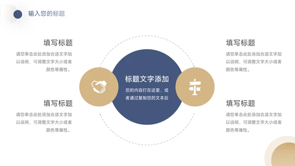 蓝金高端商业计划书PPT模板