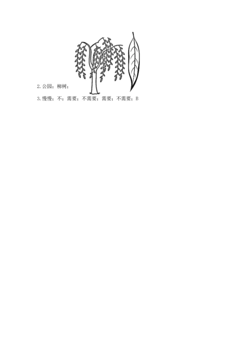 教科版一年级上册科学期末测试卷精品（模拟题）.docx