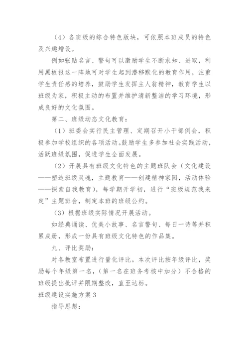 班级建设实施方案.docx