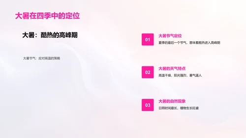 大暑节气文化讲座PPT模板