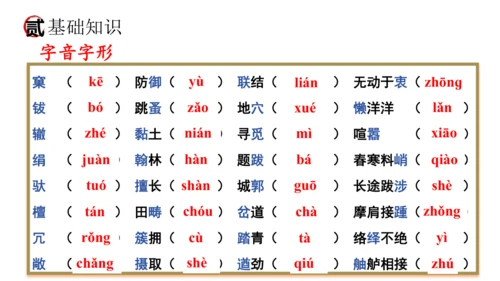 统编版语文八年级上册期末复习课件（第五单元）