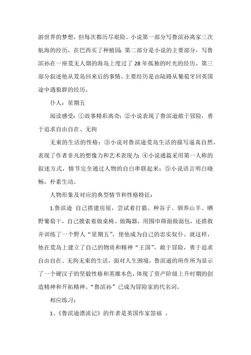 中考语文必读名著专项复习.docx