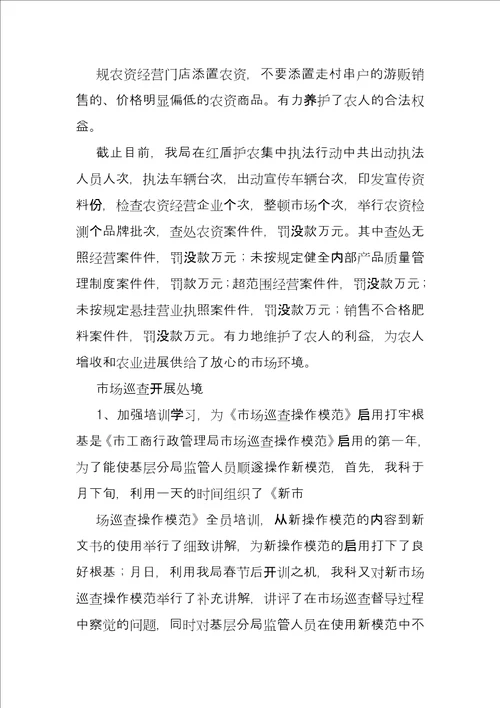 工商个人工作总结