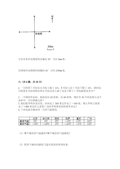 冀教版小升初数学模拟试题附参考答案【轻巧夺冠】.docx