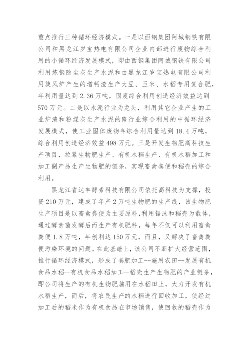 循环经济的探索与实践论文.docx