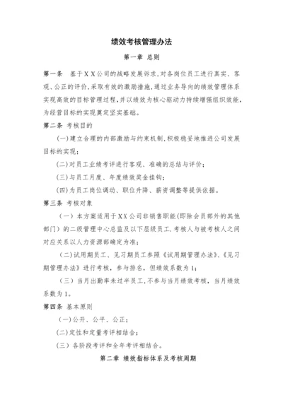 月度及年度绩效考核管理办法.docx