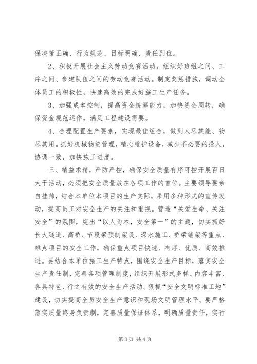 公司开展“百日大干”活动宣传提纲 (9).docx