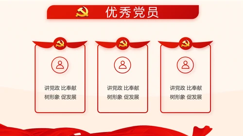 红色大气爱国主义教育班会动态PPT模板