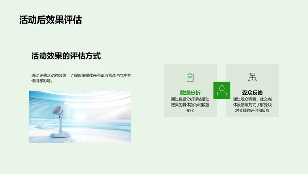 策划圣诞媒体活动PPT模板