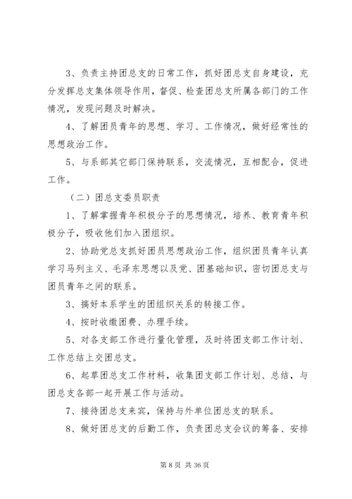 团总支规章制度.docx