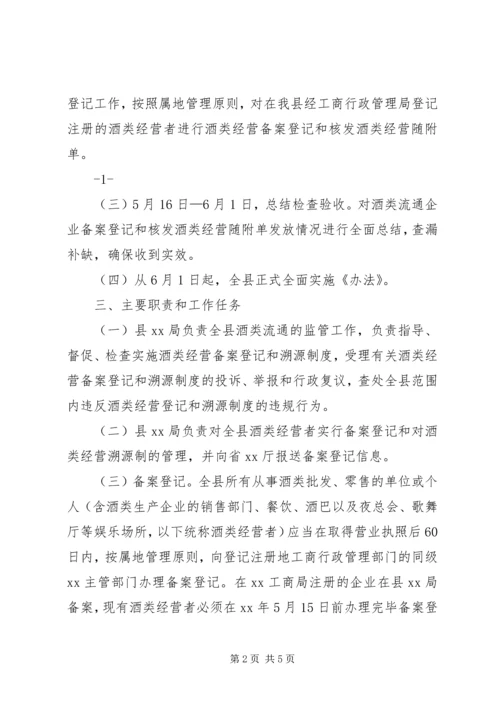 酒类流通管理方案.docx