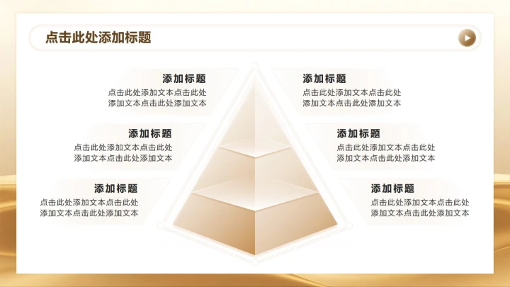 金色商务风年终总结工作汇报PPT模板