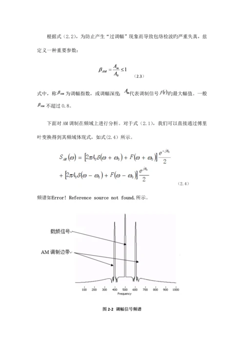 2023年通原实验报告幅度调制实验.docx