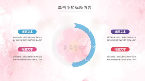 2019水彩青春正能量五四青年节共青团团委总结PPT模板