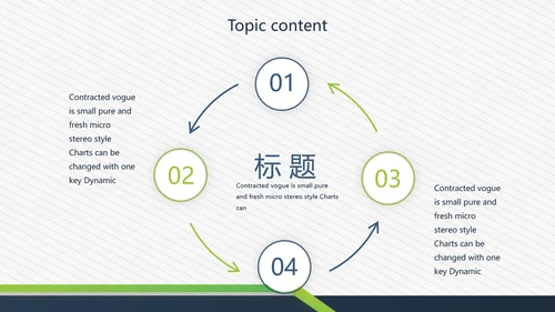 简约大方述职报告商务通用动态PPT模板