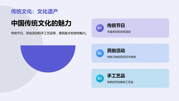 紫色现代商务新疆印象之旅PPT模板