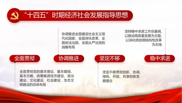 红色大气基层党支部年终工作述职PPT