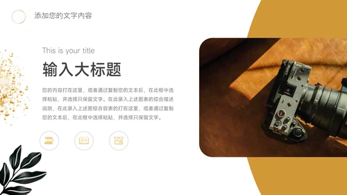 黑金文艺高端短视频运营教程PPT模板