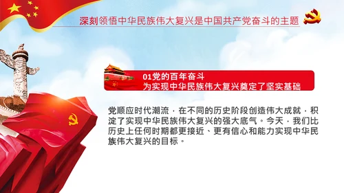 学习中国共产党成立100周年大会讲话PPT