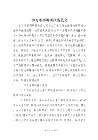 学习考察调研报告范文.docx