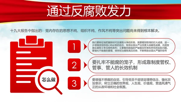 新时代全面从严治党的战略思路党课PPT模板