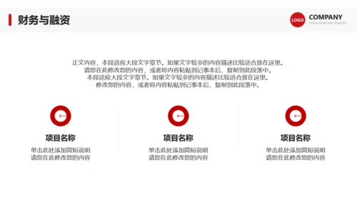 商业计划书红色简约公司企划通用PPT模板