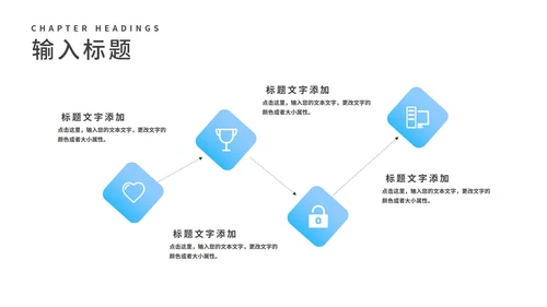 简约风蓝色学生高三高考倒计时PPT模板