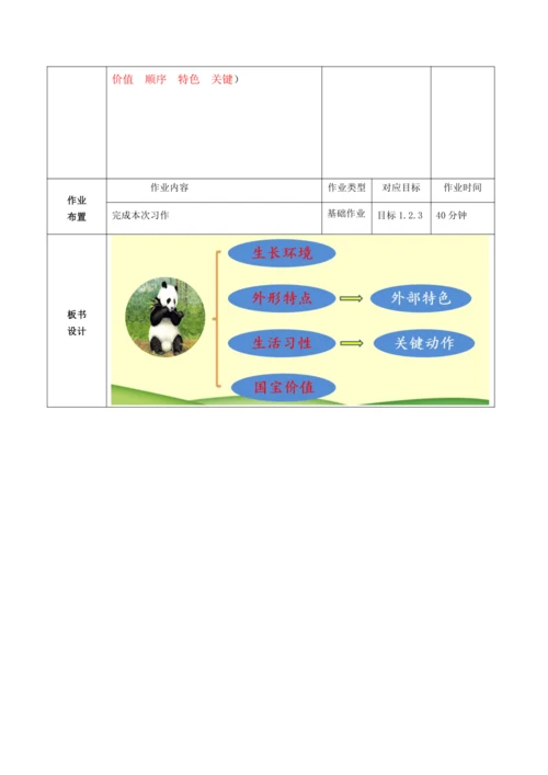 习作：《国宝大熊猫》
