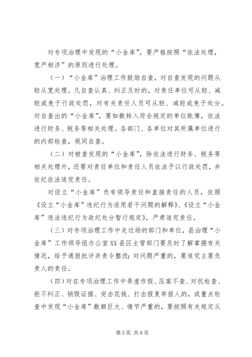 事业单位“小金库”专项治理工作方案.docx