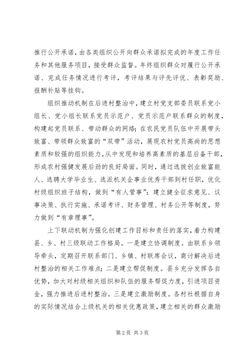 后进村整治工作汇报.docx