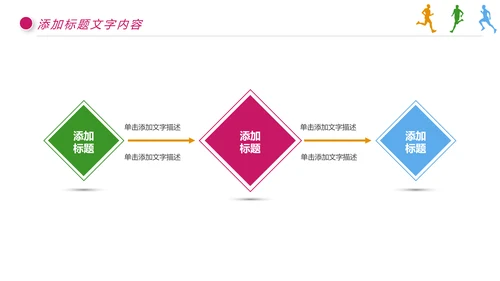 城市马拉松健身跑步运动马拉松比赛PPT模板