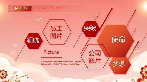 红色喜庆年货节过年礼品PPT动态模板