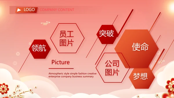 红色喜庆年货节过年礼品PPT动态模板