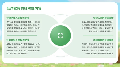 绿色3D风反对电信诈骗知识宣传PPT