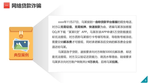 防范电信网络诈骗PPT模板