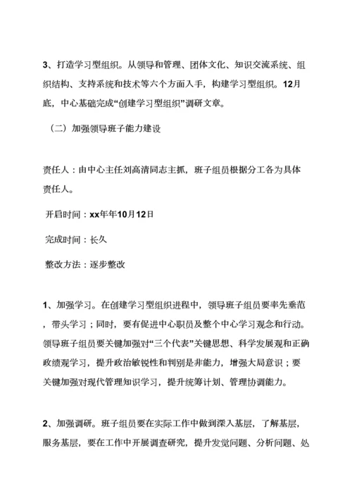 活动专项方案之民宗局班子整改专项方案.docx